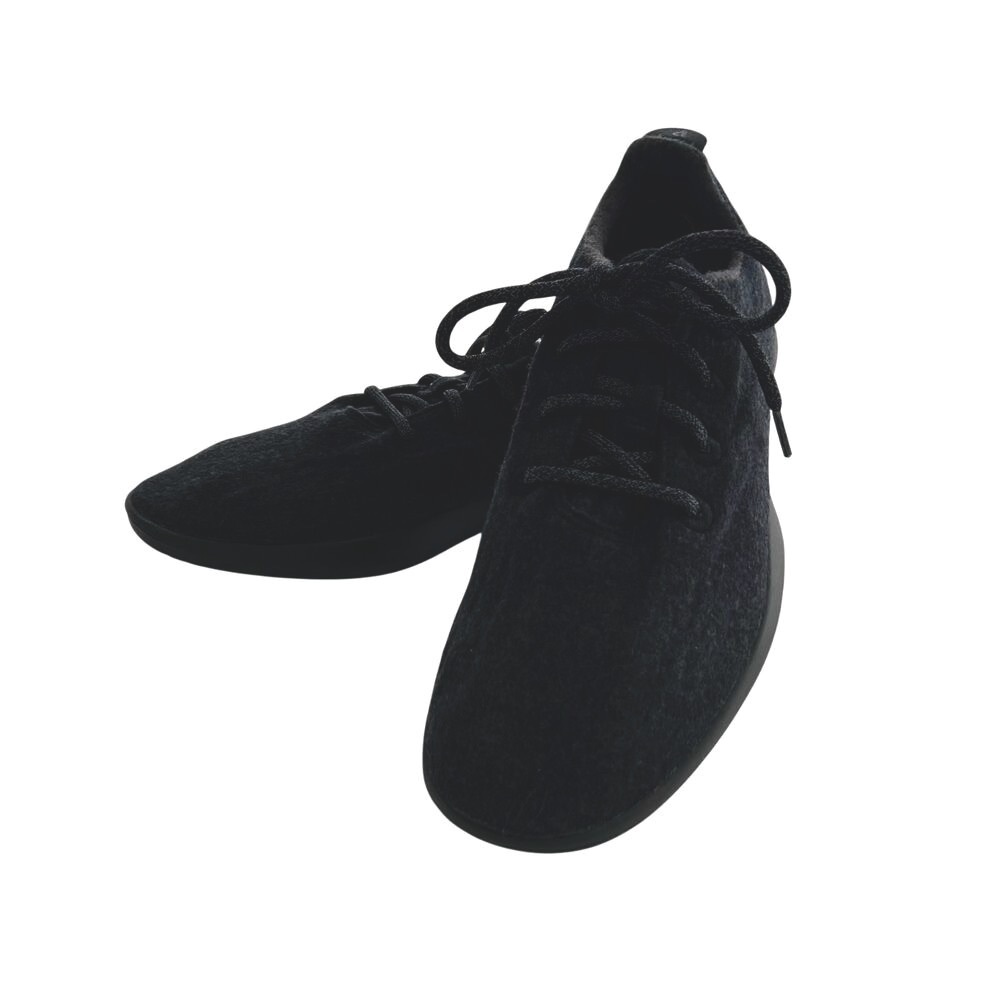 Allbirds Mens The Wool Runners Black Running Shoes Sneakers - Size 12